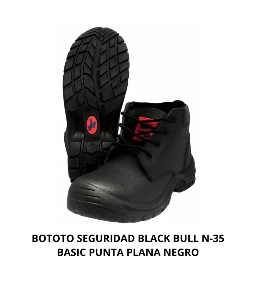 Bototo Seguridad Black Bull N-35 Basic Punta Plana