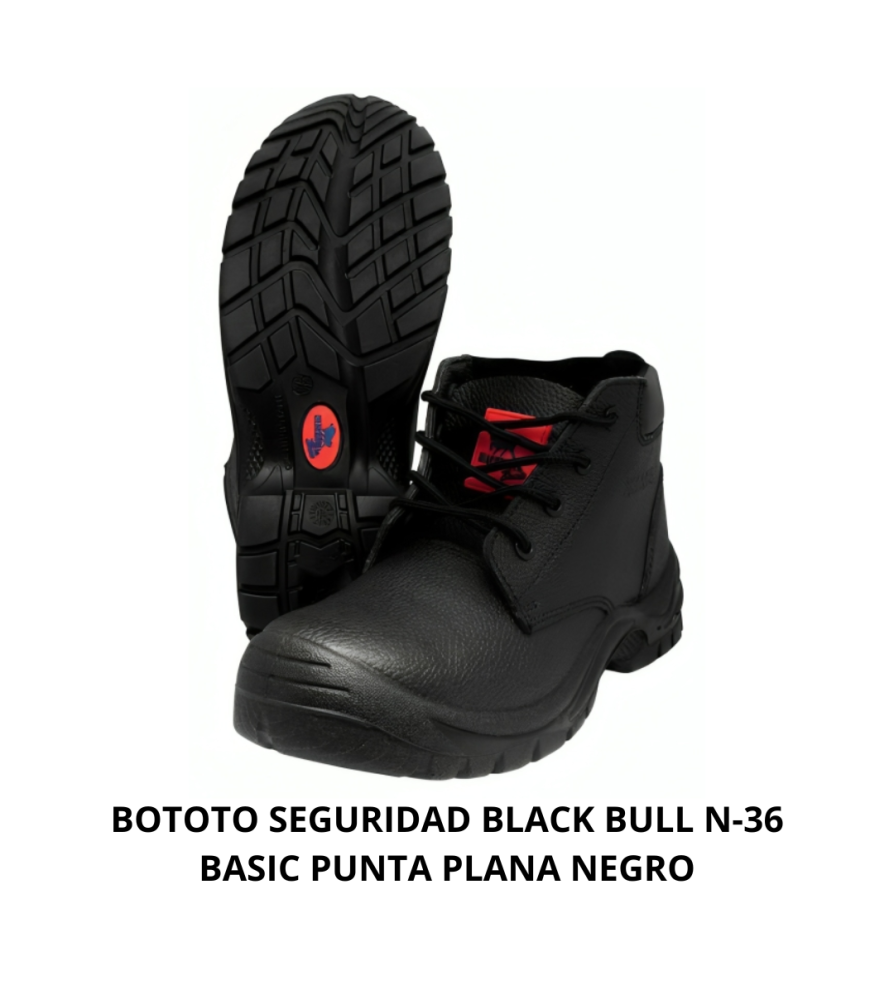 Bototo Seguridad Black Bull N-36 Basic Punta Plana