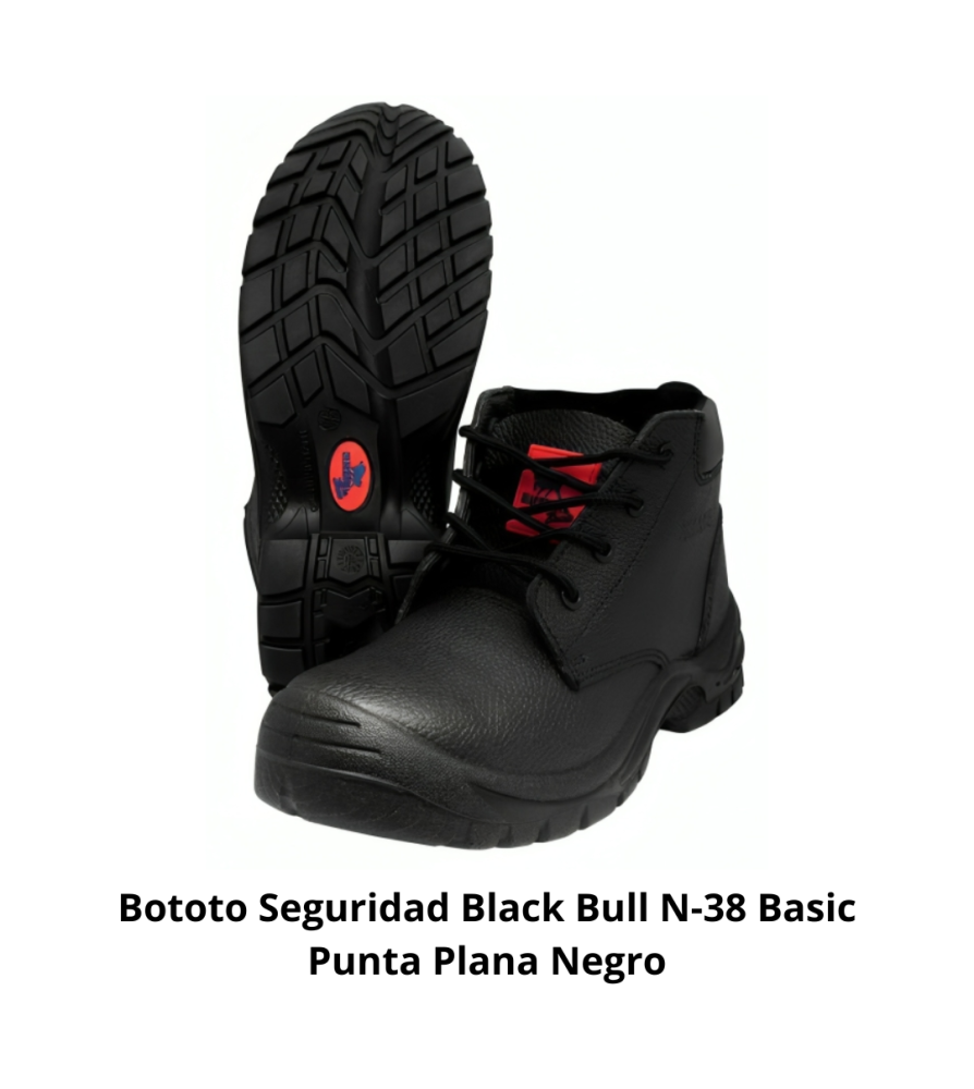 Bototo Seguridad Black Bull N-38 Basic Punta Plana