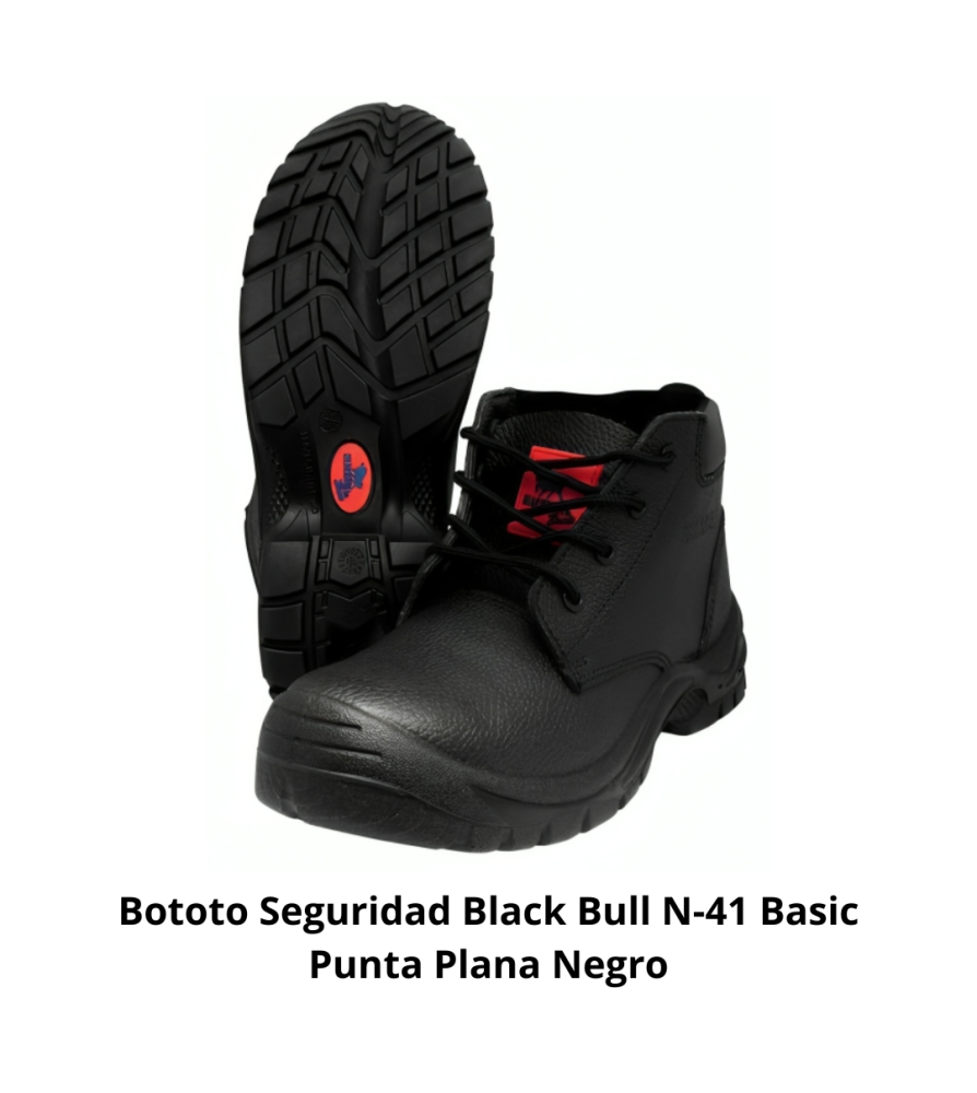 Bototo Seguridad Black Bull N-41 Basic Punta Plana