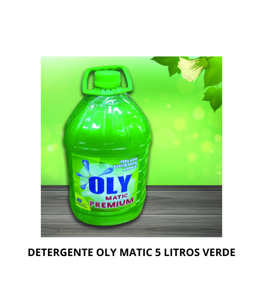 Detergente Oly Matic 5 Litros Verde