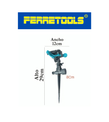 Aspersor Ferretools Edr 1/2 Plastico C/ Estaca F23