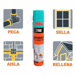 ESPUMA DE POLIURETANO AKFIX700 750 ML