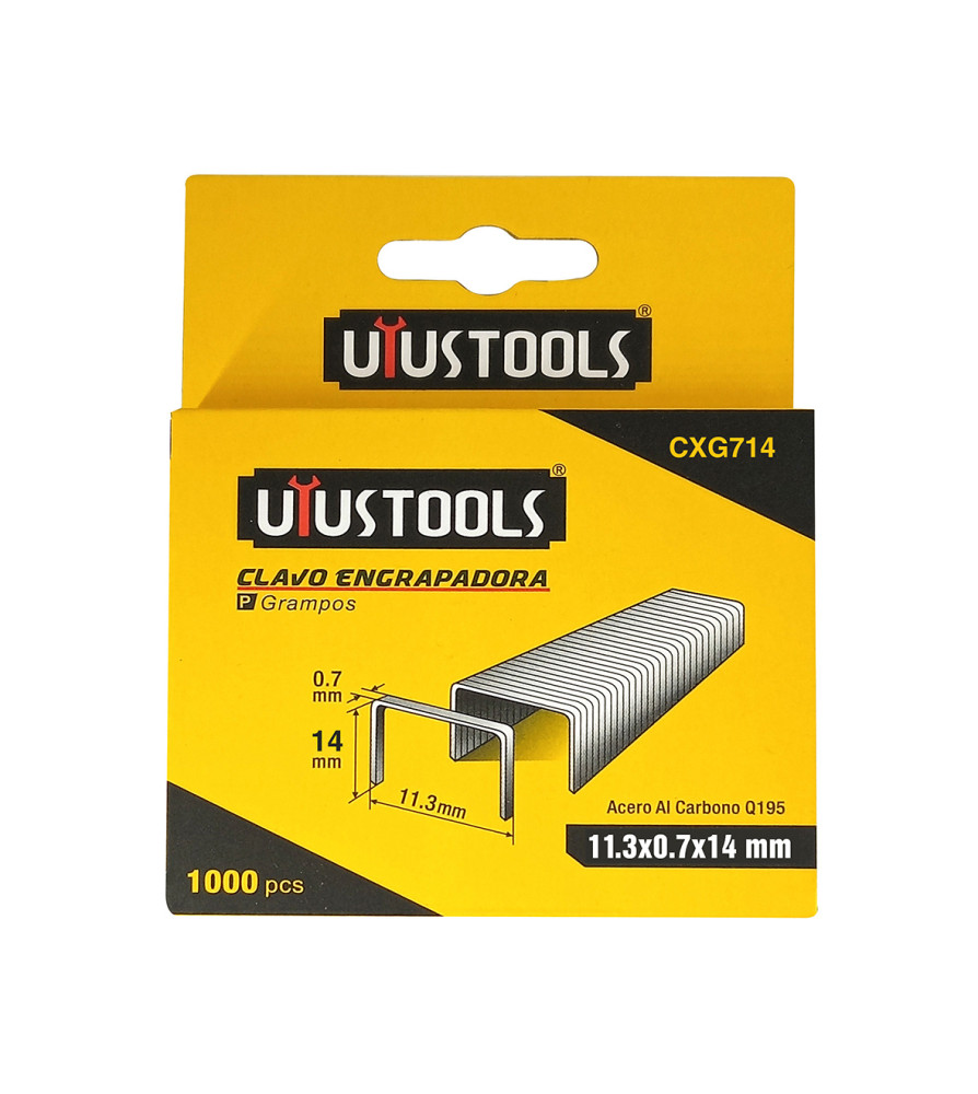 Grapas Uyustolls 14 Mm Caja 1000 Unidades Cxg714