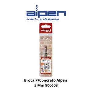 BROCA CONCRETO ALPEN ECEF SUPER 5,0 MM 900603/240