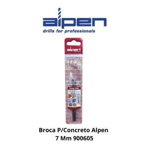 BROCA CONCRETO ALPEN ECEF SUPER 7,0 MM 900605/240