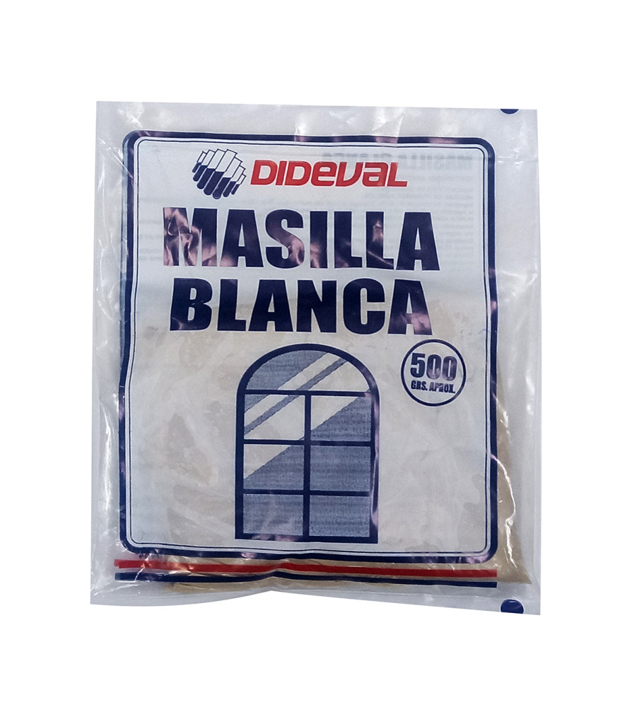 Masilla Vidrio Dideval Blanca 500 Grs