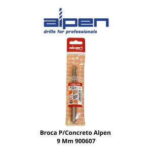 BROCA CONCRETO ALPEN ECEF SUPER 9,0 MM 900607/240
