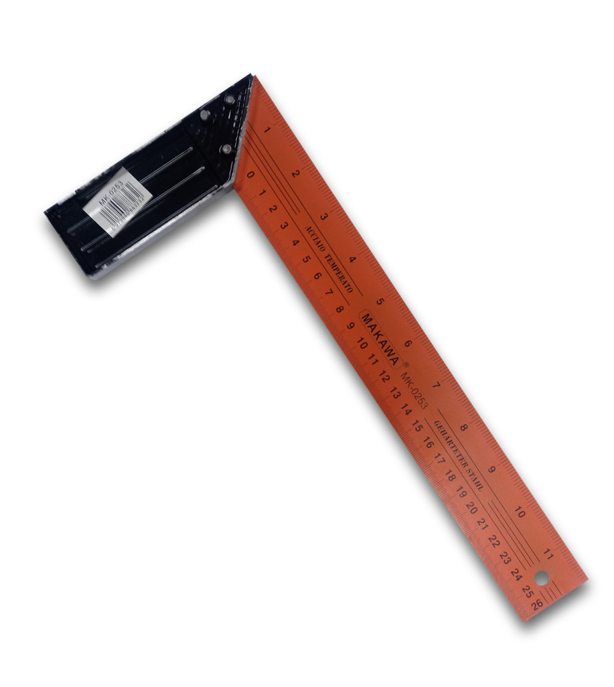 Escuadra Carpintero Makawa 12" Naranja Mk-0253