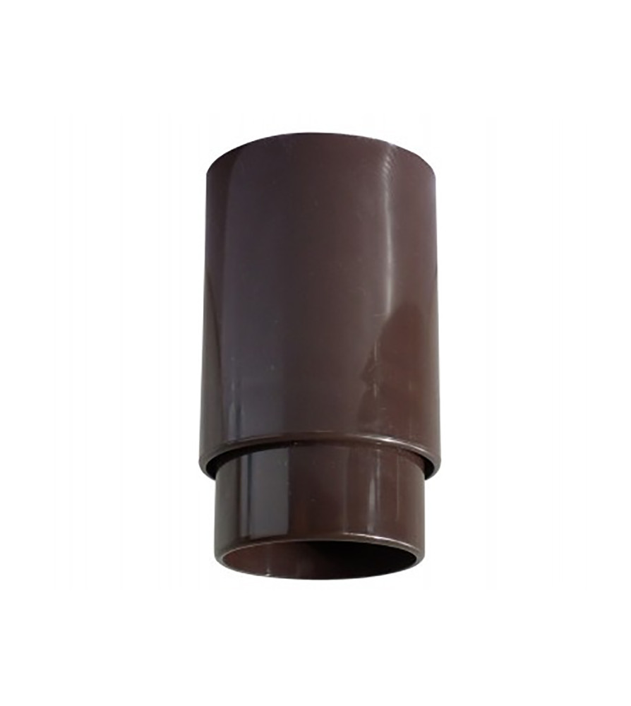 Copla Canaleta Bajada Hoffens 75 Mm Cafe Mh