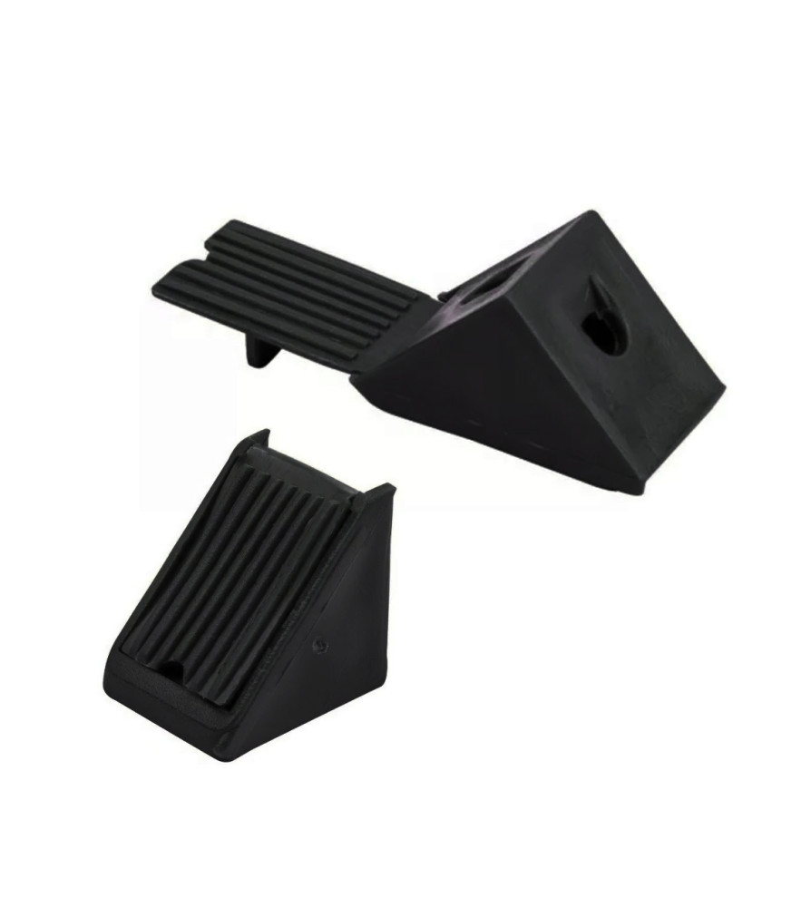 Soporte Repisa Plastico Tipo Escuadra Negro