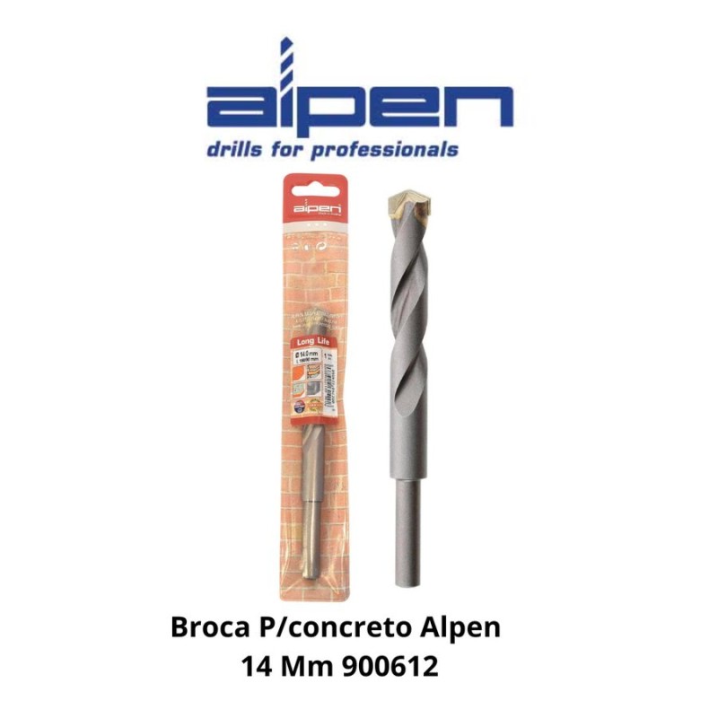 BROCA CONCRETO ALPEN ECEF SUPER 14,0 MM 900612/241