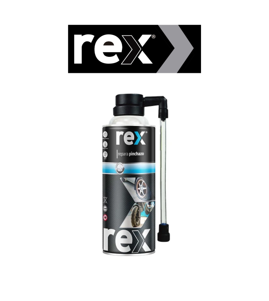 Repara Pinchazo Rex Spray Boquilla Transp 450 Ml H