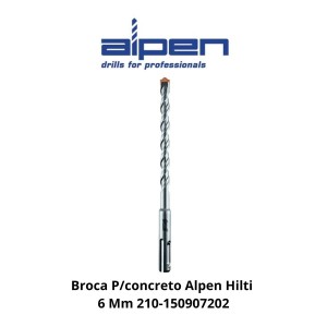 BROCA CONCRETO ALPEN HILTI 6 MM 210-150907202