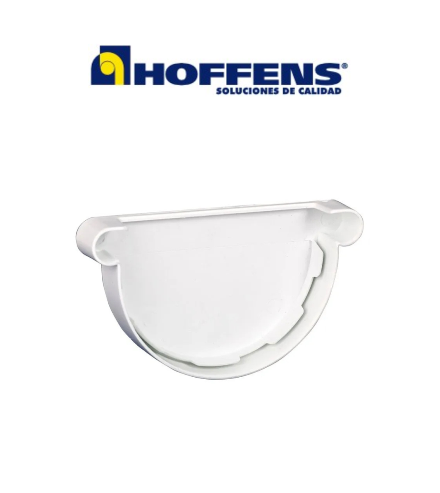 Tapa Canal Pvc Agua Lluvia Blanca Universal 64004