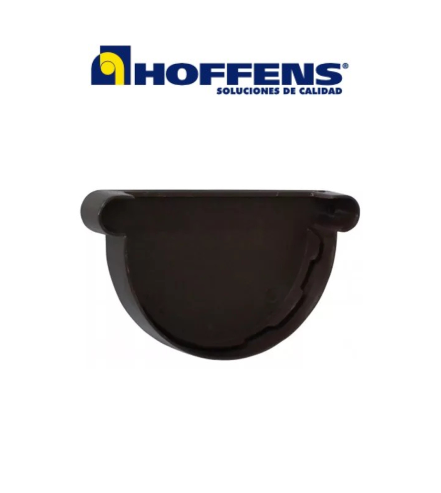 Tapa Canal Pvc Agua Lluvia Cafe Universal 64024