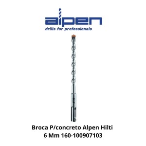 BROCA CONCRETO ALPEN HILTI 6 MM 160-100907103