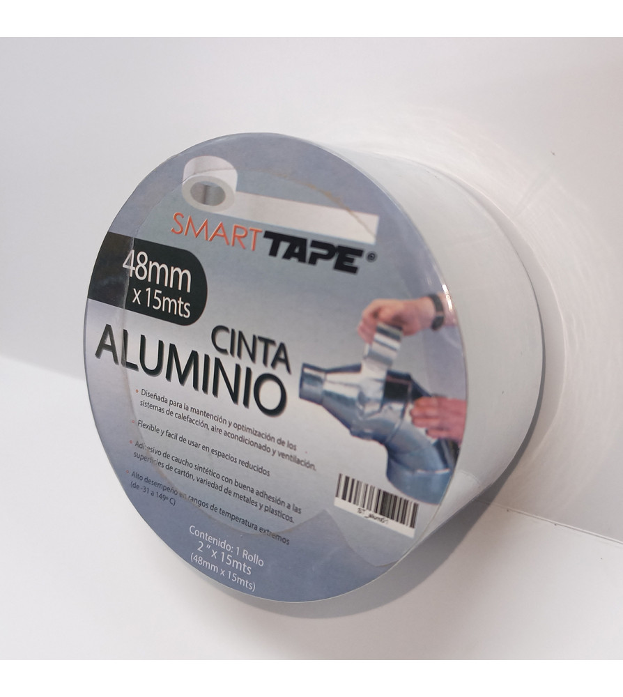 Cinta Aluminio Multiuso Smart Tape 2"x 15 Mts