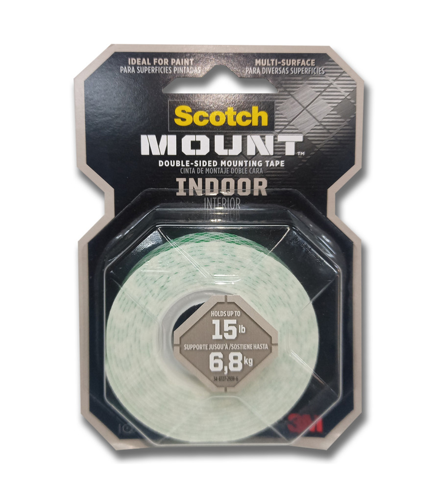 Cinta Doble Fas Scotch 3m Indoor 13 Mm X 1,9 Mt Ac