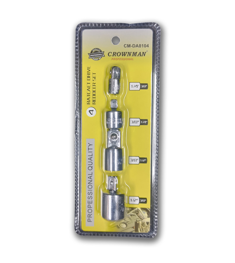 Dado Reductores Crownman 1/4" 3/8" 1/2" Cm-da8104
