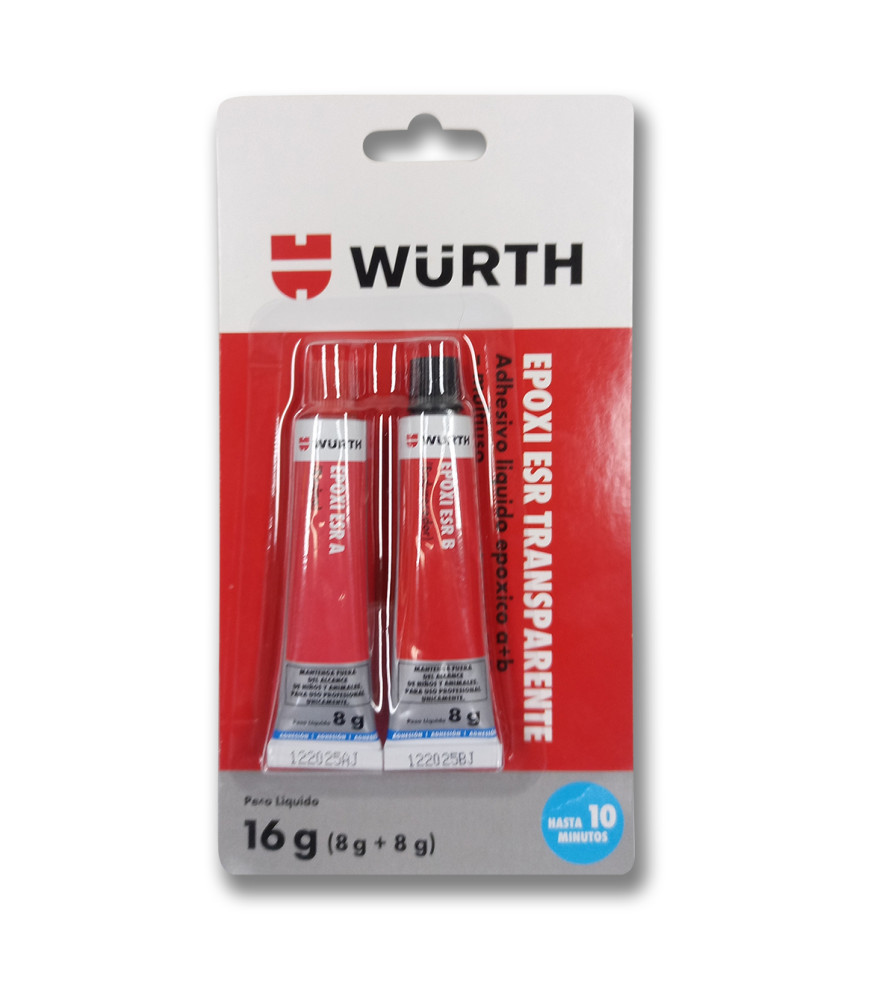 Acero Liquido Wurth Epoxi Esr Transparente Multius
