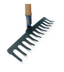 Rastrillo Ferretool 12 Dientes C/mango F2440 Verde