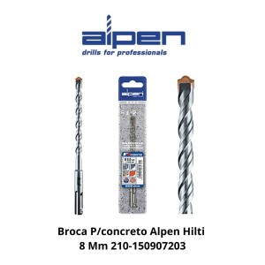 BROCA CONCRETO ALPEN HILTI 8 MM 210-150907203