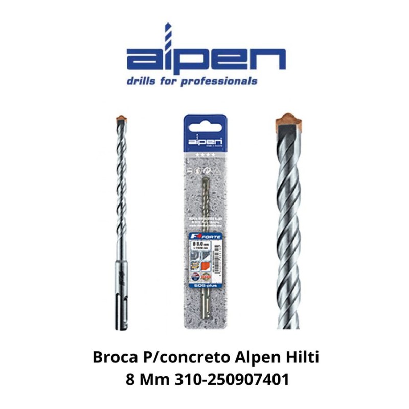 BROCA CONCRETO ALPEN HILTI 8 MM 310-250907401
