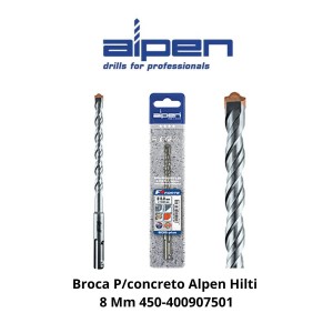 BROCA CONCRETO ALPEN HILTI 8 MM 450-400907501