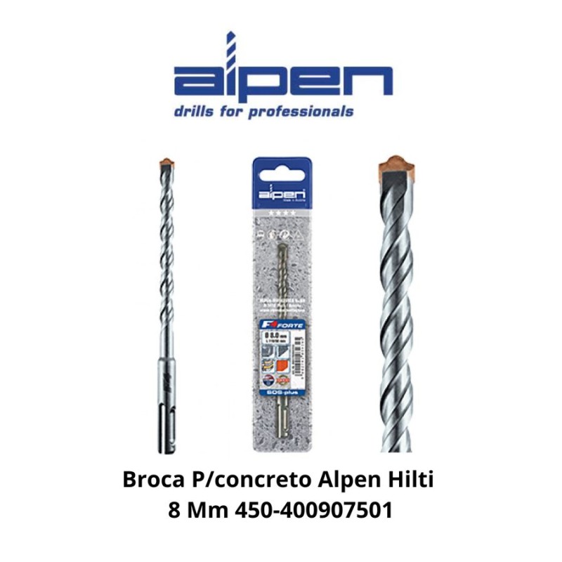 BROCA CONCRETO ALPEN HILTI 8 MM 450-400907501