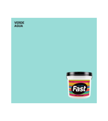 Latex Fast Antihongo Tricolor 1 Gl Verde Agua