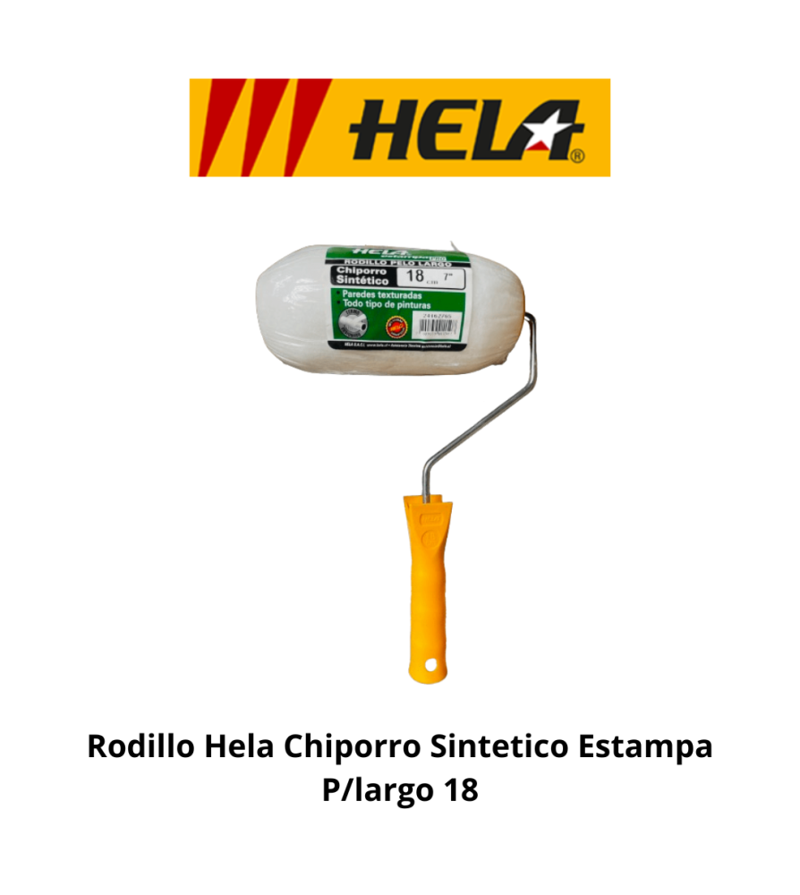 Rodillo Hela Chiporro Sintetico Estampa P/largo 18