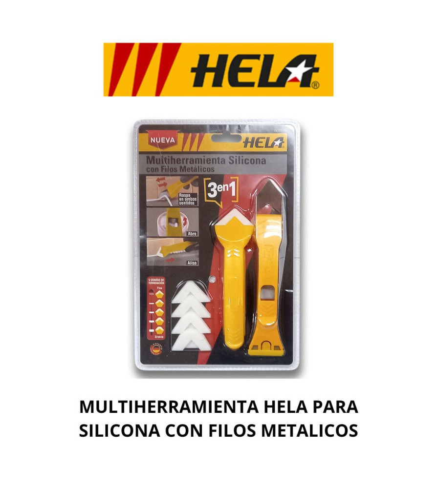 Multiherramienta Hela Para Silicona Con Filos Meta