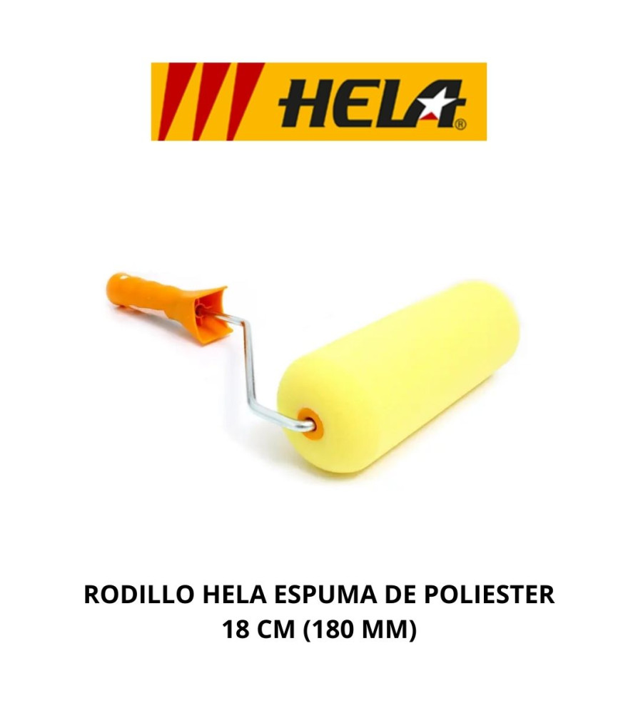 Rodillo Hela Espuma De Poliester 18 Cm (180 Mm)