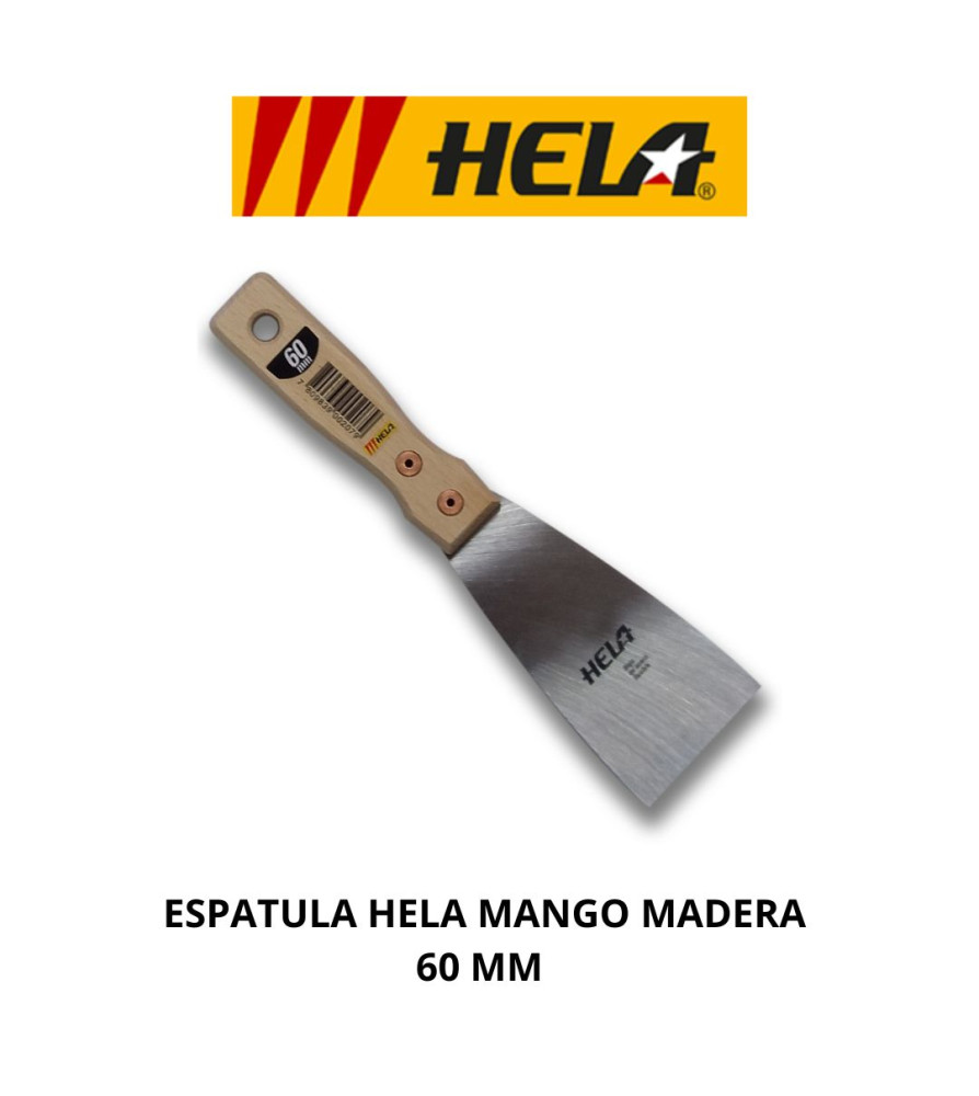 Espatula Hela Mango Madera 60 Mm