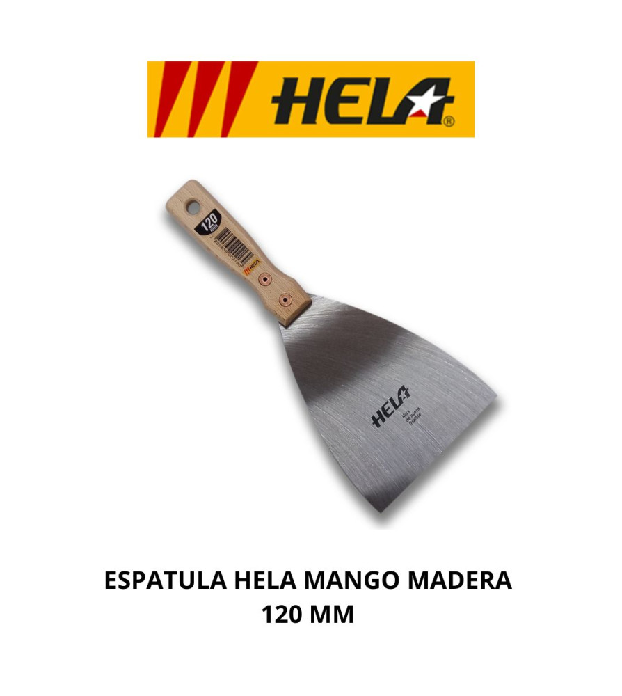 Espatula Hela Mango Madera 120 Mm
