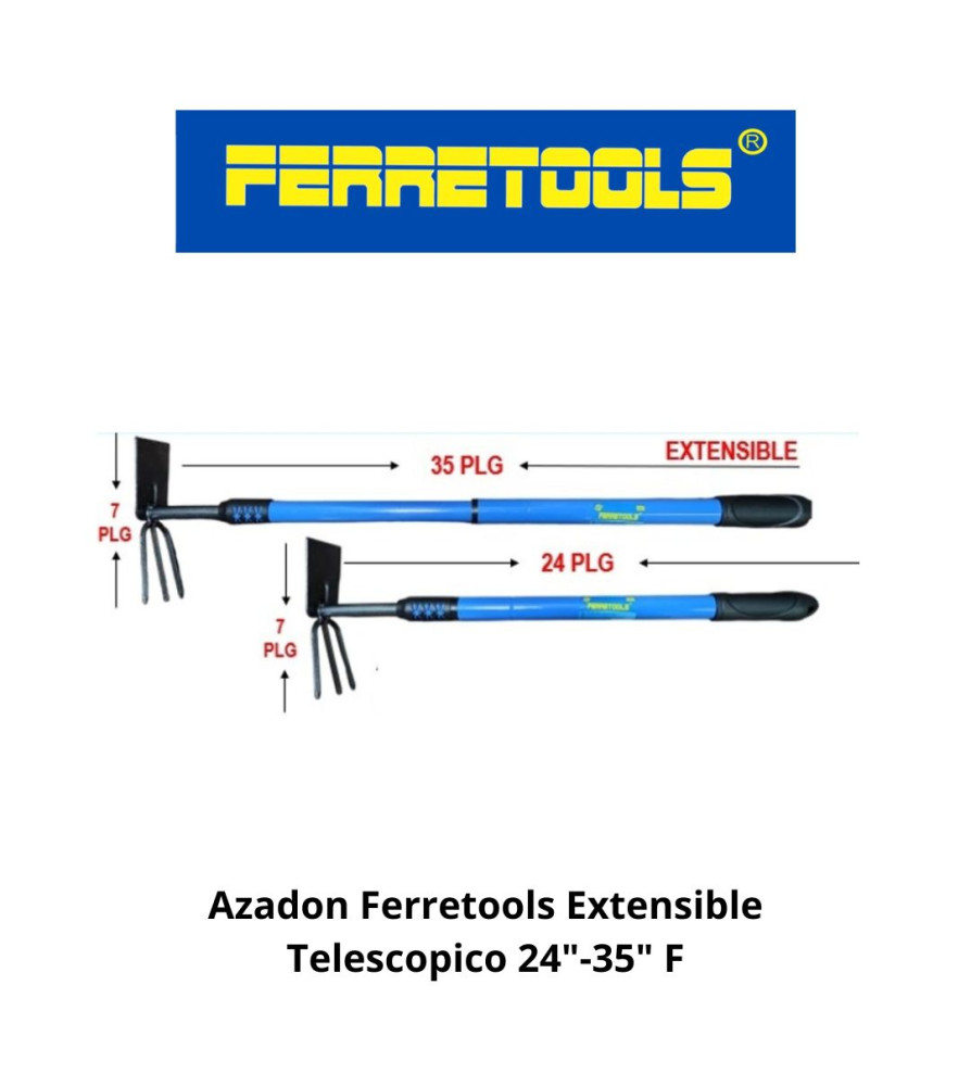 Azadon Ferretools Extensible Telescopico 24"-35" F
