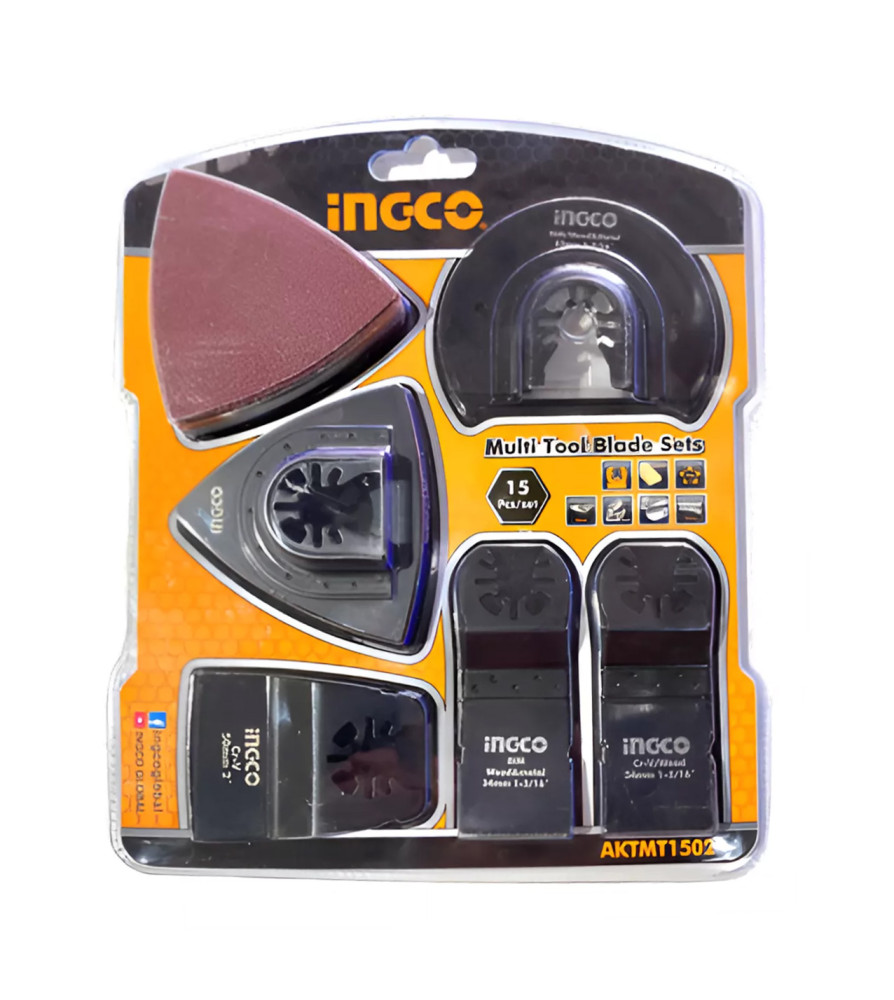 Accesorios Multicortadora Ingco 15 Pcs Aktmt1502