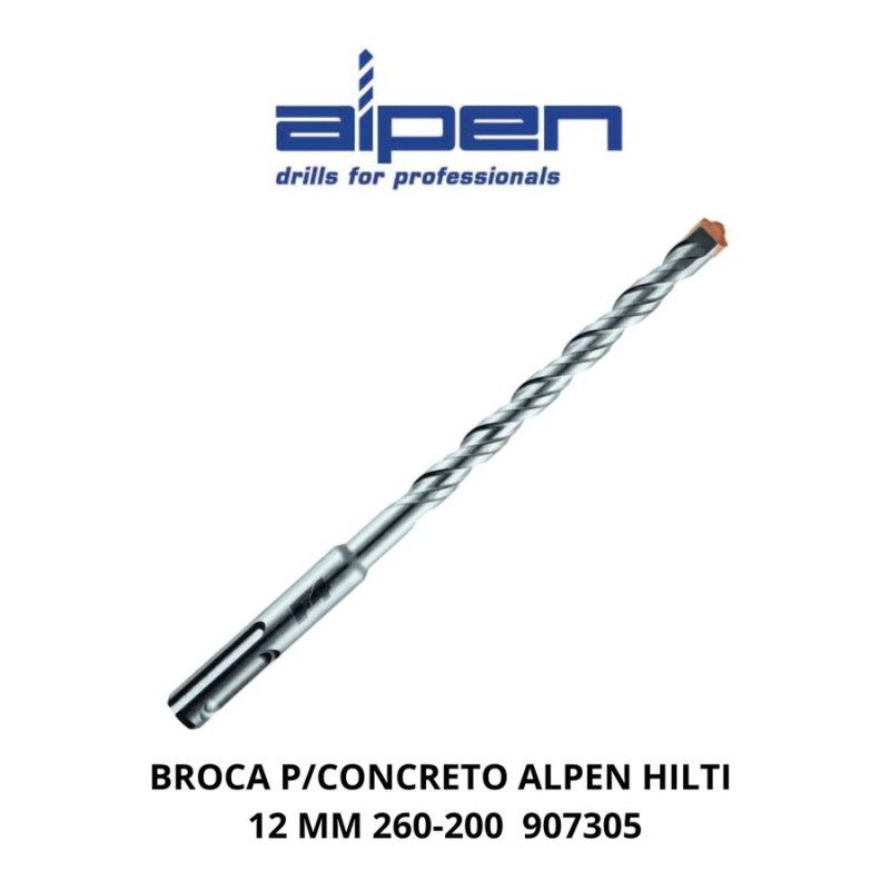 BROCA CONCRETO ALPEN HILTI 12 MM 260-200907305