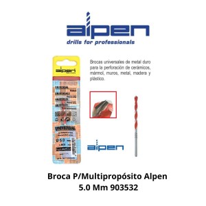 BROCA P/MULTIPROPOSITO ALPEN 5.0 MM 903532