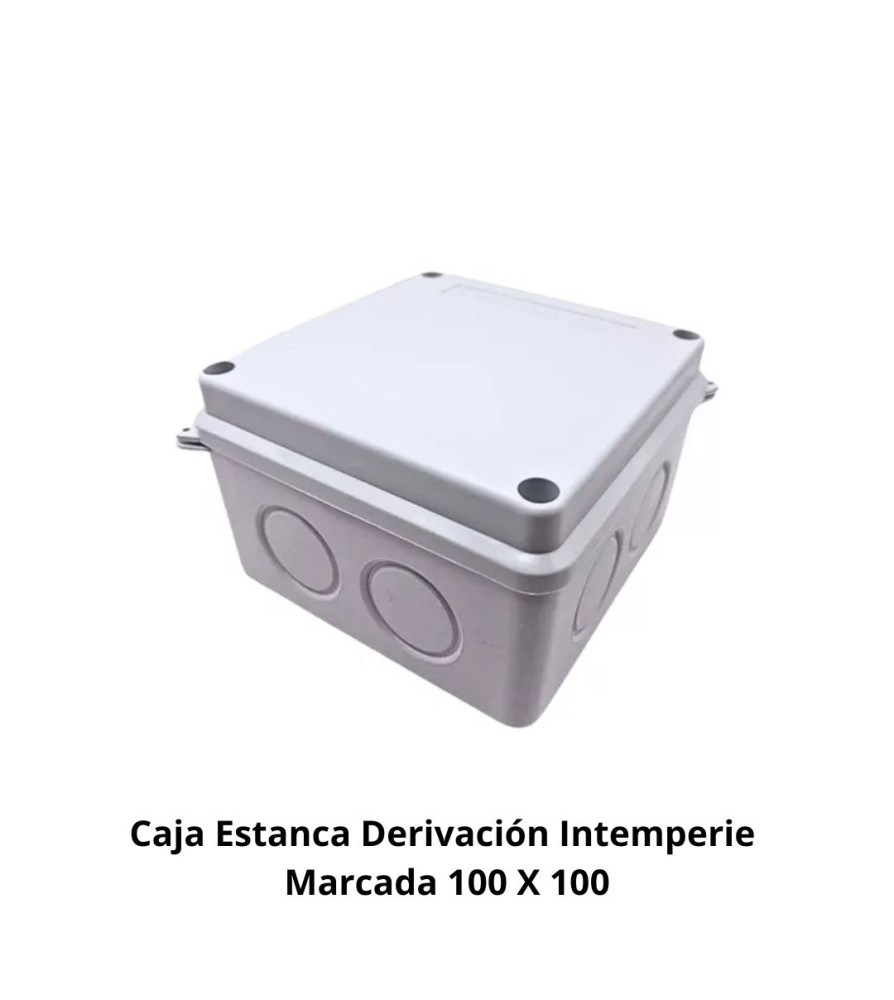 Caja Estanca Derivacion Interperie Marcada 100 X 1
