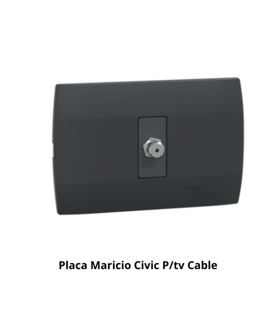 Placa Maricio Civic P/tv Cable