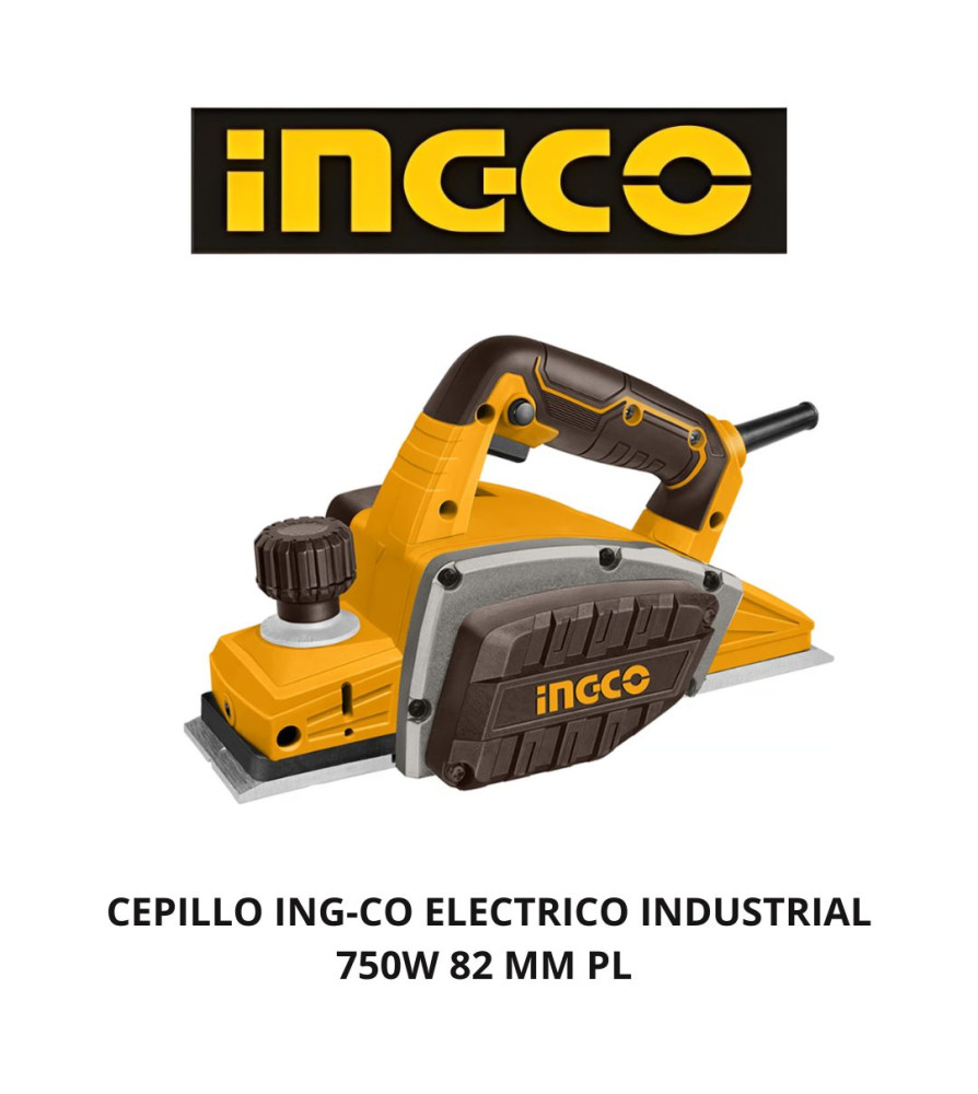 Cepillo Ingco Electrico Industrial 750w 82 Mm Pl