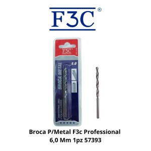 BROCA P/METAL F3C PROFESSIONAL 6,0 MM 1PZ 57393