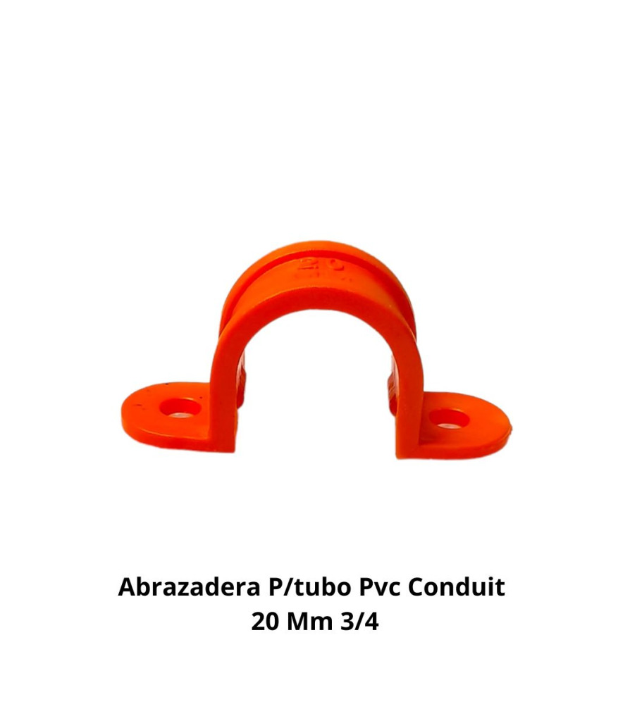 Abrazadera P/tubo Pvc Conduit 20 Mm 3/4