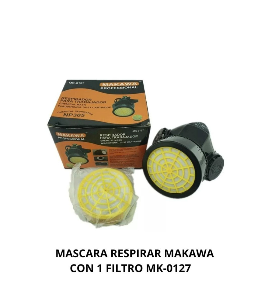 Mascara Respirar Makawa Con 1 Filtro Mk-0127