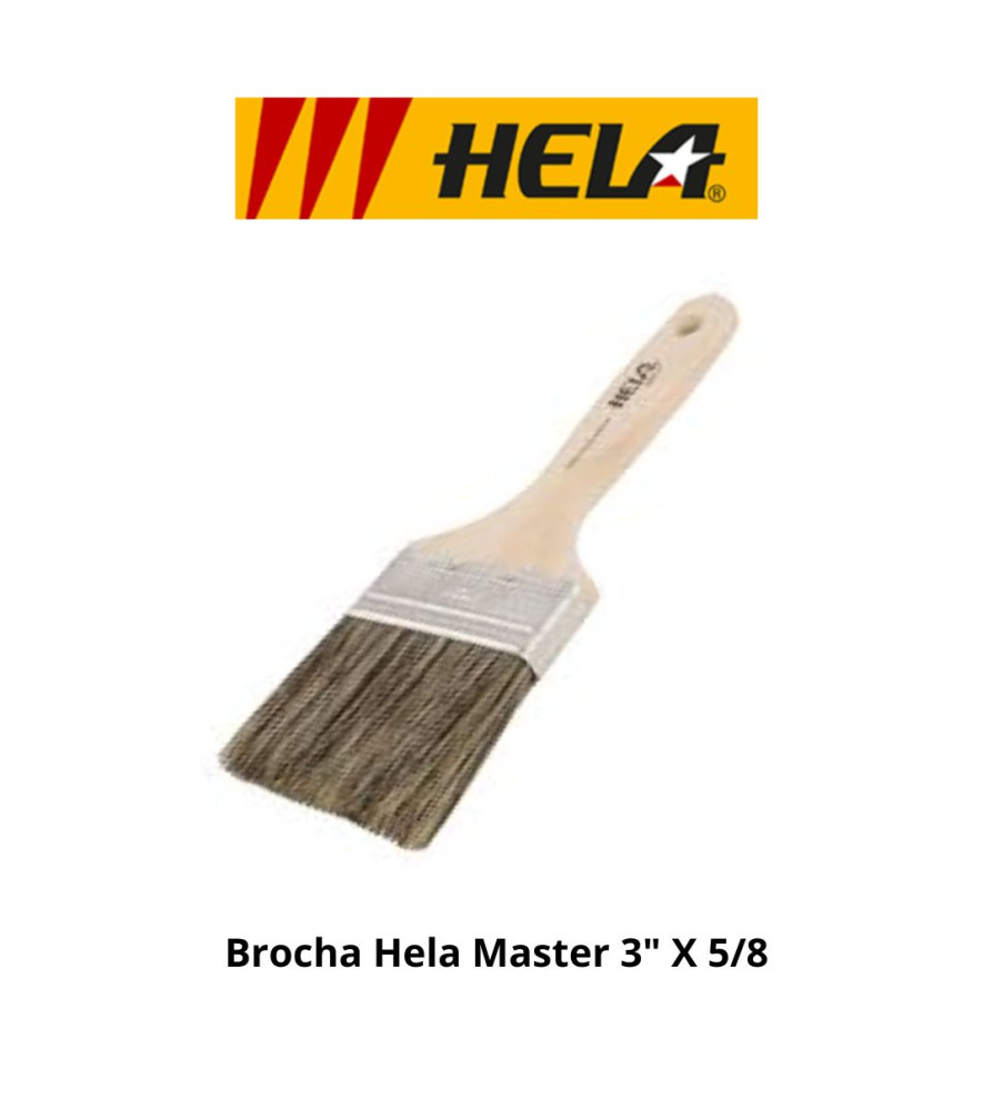 Brocha Hela Master 3" X 5/8