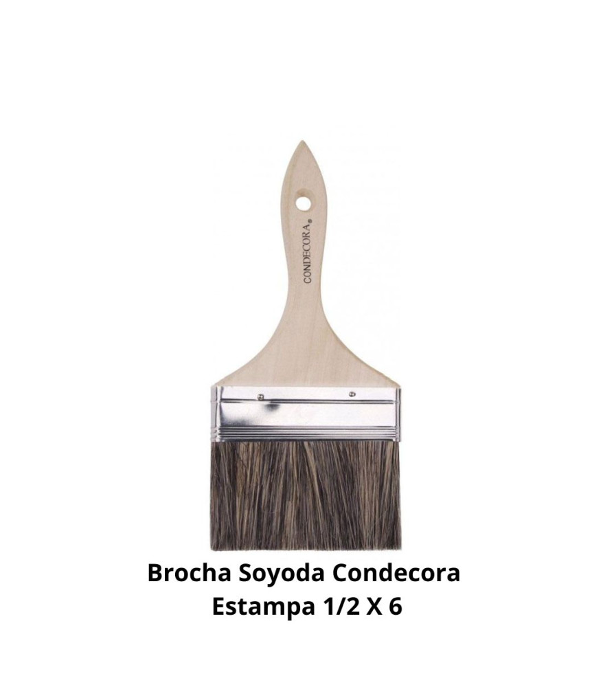 Brocha Soyoda Condecora Estampa 1/2 X 6