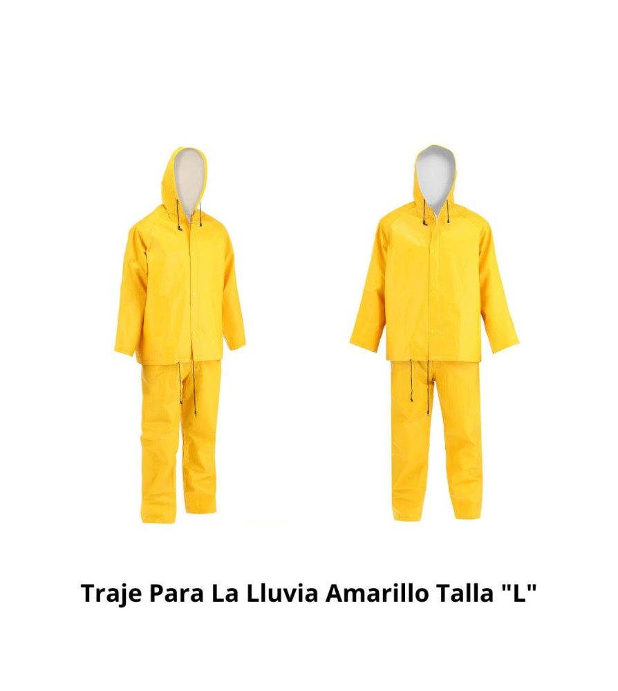 Traje Para La Lluvia Amarillo Talla "l"