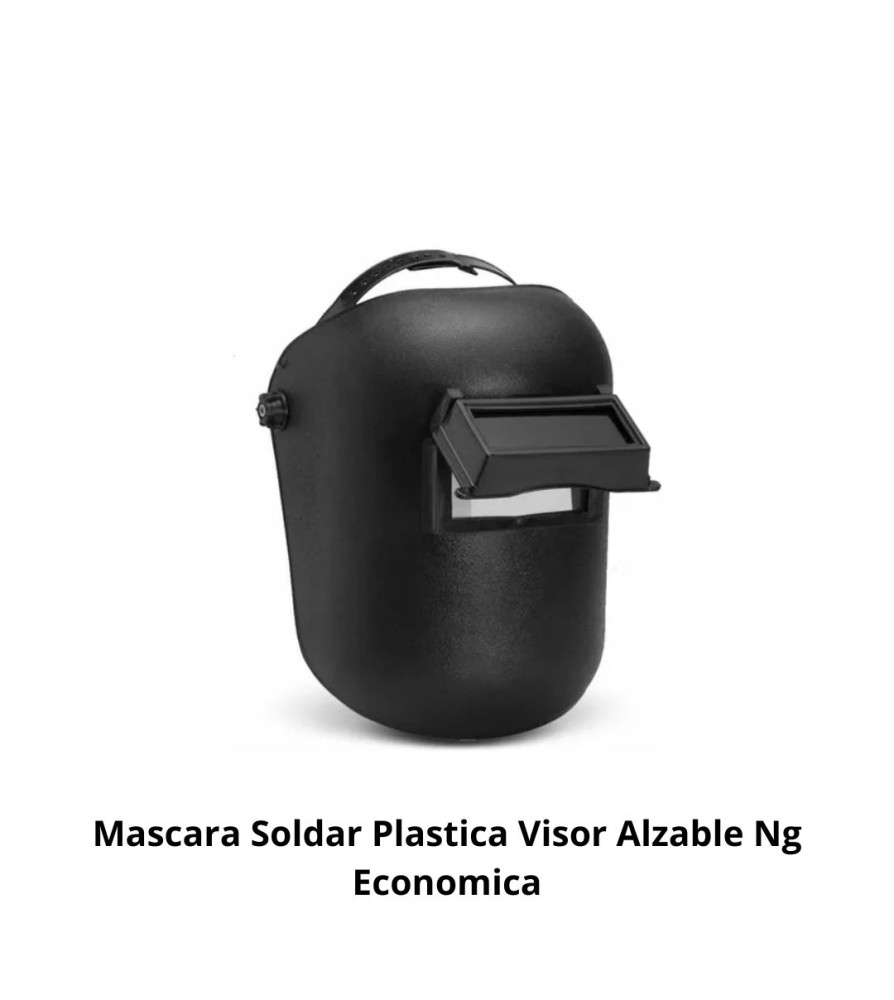 Mascara Soldar Plastica Visor Alzable Ng Economica
